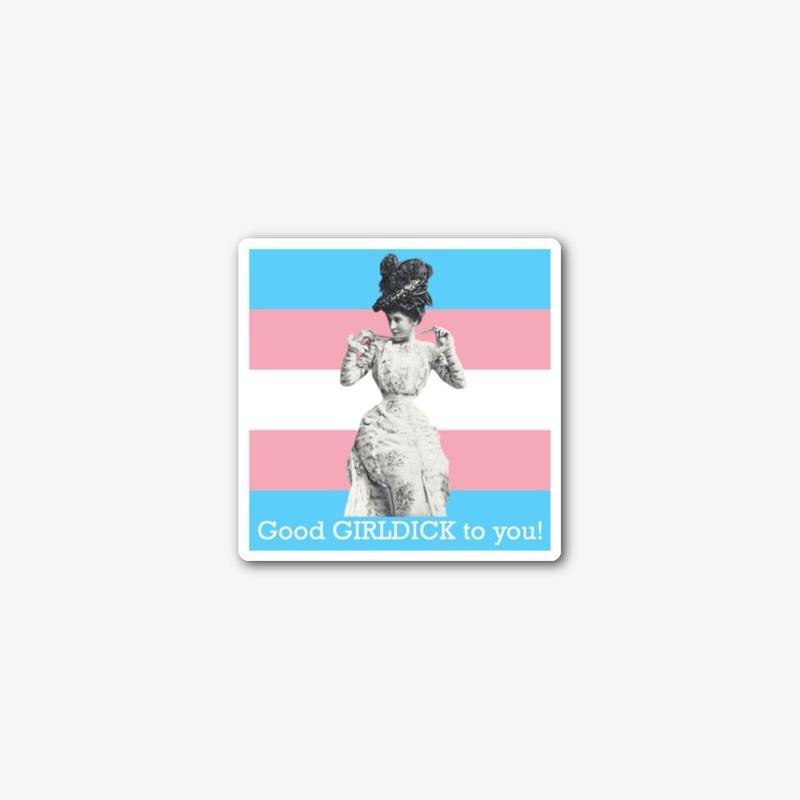 Good Victorians -  Trans Flag 2.5"x2.5"